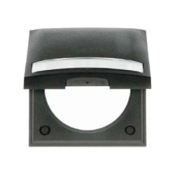 Integro Flow Ramka 1-krotna z pokrywą i polem opisowym antracyt mat 0919882505