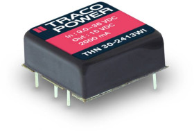 TracoPower THN 30-4811WI Przetwornica DC/DC, do PCB 48 V/DC 5 V/DC 6 A 30 W Ilość wyjść: 1 x Content 1 szt.