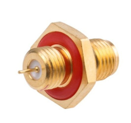 Złącze koncentryczne, 50, 0 to 18GHz, Żeński, Lutowane, Montaż na panelu