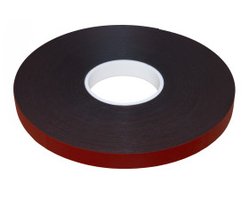 Dwustronna taśma piankowa grubość 1.1mm szerokość 19mm RS PRO Czarny długość 33m