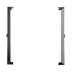 ARIA Ramka ozdobna do gniazd podwójnych srebro RO-3U/67