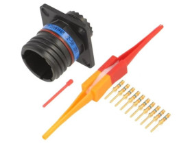 Złącze militarne rozmiar 13 MIL-DTL-38999 Series III D38999/20ZC98PN