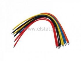 Zestaw kabli - pęczek czarnych przewodów 100szt