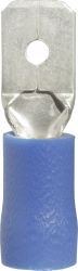 Wtyk płaski 3911S, częściowa izolacja PCW, 4.8x0.5 mm, 0.51.0 mm2, niebieski