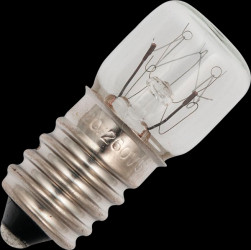 143580600 E14 T16x35, 220 - 260 V, 19 - 31 mA, 5 - 7 W, CC5A, 2K hrs, clea