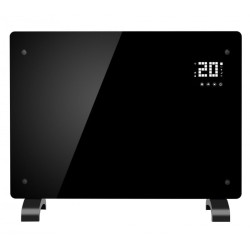 Grzejnik elektryczny 1600W TERMO GLASS Czarny