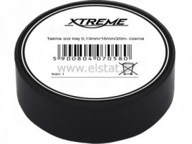Taśma izolacyjna 0,13 x 15mm 20m czarna XT