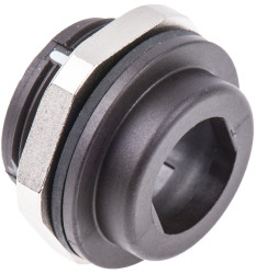 Złącze okrągłe, Montaż panelowy z mocowaniem przednim - Gniazdo serii 720