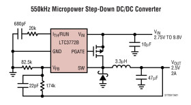 Micropower No R Constant Frequency Step-Down DC/DC Controller