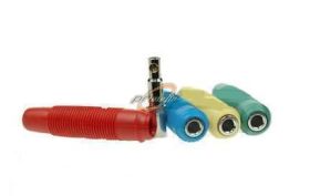 BANANOWE GNIAZDO NA KABEL ŻÓŁTE HIR