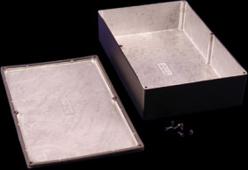 Aluminum die cast enclosure, (L x W x H) 275 x 175 x 62 mm, black (RAL 9005), IP66, 1550WJBK