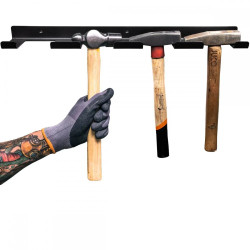 Metalowy uchwyt na cztery młotki