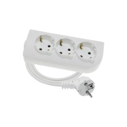Przedłużacz 3-gniazda z/u SCHUKO 2m /OMY 3x1/ PSCH-302