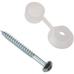 ForgeFix 10CRSC Corrugated Roofing Screw Round Head Pozi ZP 4mm x 50mm Bag 10