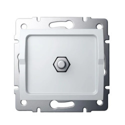 LOGI Gniazdo ekwipotencjalne Biały 25116