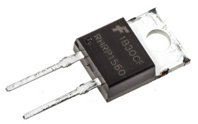 Dioda TO-220AC 15A Otwór przezierny 600V Połączenie silikonowe Pojedyncza przełączająca RHRP1560