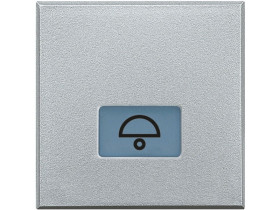 AXOLUTE Klawisz DZWONEK 2 modułowy aluminium HC4921/2LD LEGRAND