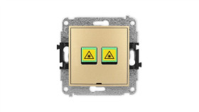 Icon Mechanizm Gniazda Światłowodowego/Optycznego Podwójnego, Bez Pola...