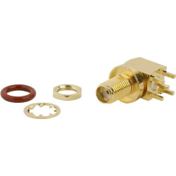 Złącze koncentryczne Przewlekany Żeński 50Ω typ złącza Złącze SMA 12.4GHz Lutowane