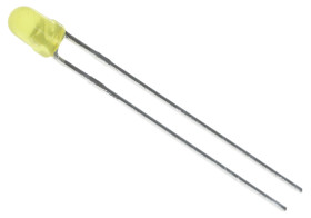 LED, THT, Żółty, 2-Pin, 14 V, 60 °, Kingbright