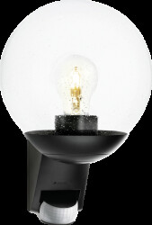 110026855 Wall light, 60 W, round, black, E27