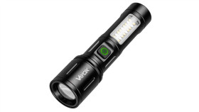 Latarka Akumulatorowa Taktyczna 260Lm 5W Led + Smd Va0181 Vayox