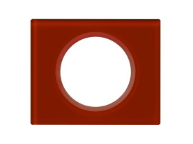 CELIANE Ramka 1 pojedyncza szkło karmin 069471 LEGRAND