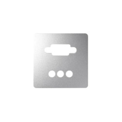 Simon 82 Pokrywa gniazda VGA + 3RCA aluminium 8200092-093