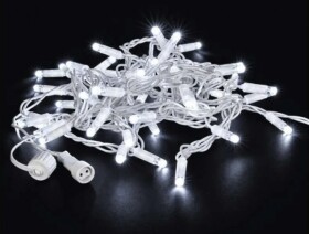 PREMIUM-CONN CHAIN 50LED 5M-WHITE IP44 C