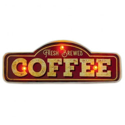 Kinkiet METAL RETRO LED Fresh Brewed Coffee Forever Light