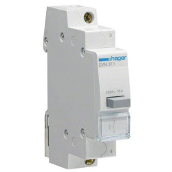 Hager SVN311 Button 16A 1NO 230V AC DIN EN 60947-5-1 VDE 0660-200
