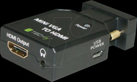 IDATA-VGA-HDMINI VGA/Audio to HDMI Converter