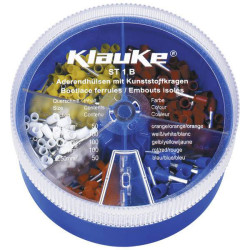 Klauke ST1B Ferrule set 400 parts assorted insulation 0.5-2.5mm&#xB2;