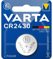 CR2430 (6430) bateria, 1 szt./blister bateria guzikowa litowa, 3 V