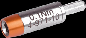 4-971 Torque adaptor for 4 mm bits, 0,1 Nm