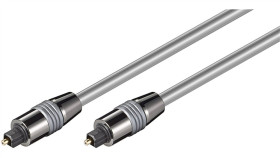 Toslink Kabel 6Mm Z Metalowych Złączy - Długość Kabla 1.5 M