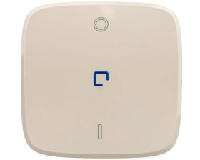 VALENA ALLURE Klawisz łącznika dwubiegunowego ze wskaźnikiem/podświetleniem kremowy 755046