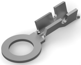 Uninsulated ring cable lug, 0.12-0.4 mm², AWG 26 to 22, 3.02 mm, M2.5, metal, 42547-2