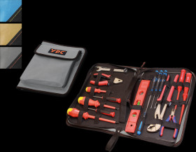 BG00017BKGY "ZipCaddy XL" tool organiser, grey-black, 31x23x5 cm