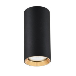 Spot tuba MANACOR czarno-złota 6x17cm GU10 LP-232/1D-170 LIGHT PRESTIGE
