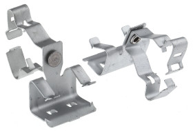 Zacisk kanału kablowego do dźwigarów, grubość kołnierza: 14→ 20 mm, Stalowe