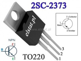 Tranzystor 2SC2373 NPN 200/100V 7,5A 40W; TO220