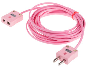 Kabel termopary/przewód przedłużający N dł. 5m 7/0,2mm -10 → +105 °C PVC 2-żyłowy Nieekranowany