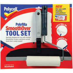 Polycell 5190663 SmoothOver Tool Set Roller &amp; Spreader