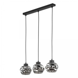 Lampa wisząca ZULIA 3 - punktowa Grafit lustrzany 5725 TK Lighting