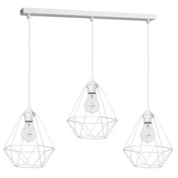 Lampa wisząca BASKET WHITE 3xE27 MLP7213 Milagro