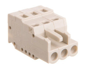 Gniazdo MCS-MIDI Classic 3-biegunowe jasnoszare raster 5mm 721-103/026-000 /100szt./