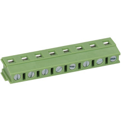 TruConnect 212967 7.5mm Standard Profile 90 Degree 8 Way Terminal Block