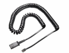 Kabel telefoniczny Czarny 3m 26716-01, Plantronics