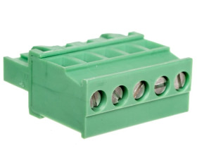 Wtyk śrubowy do płytek drukowanych 5P zielony MVSTBR 2,5/ 5-ST-5,08 1792278 /100szt./